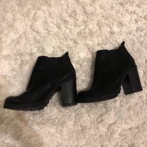 Black booties